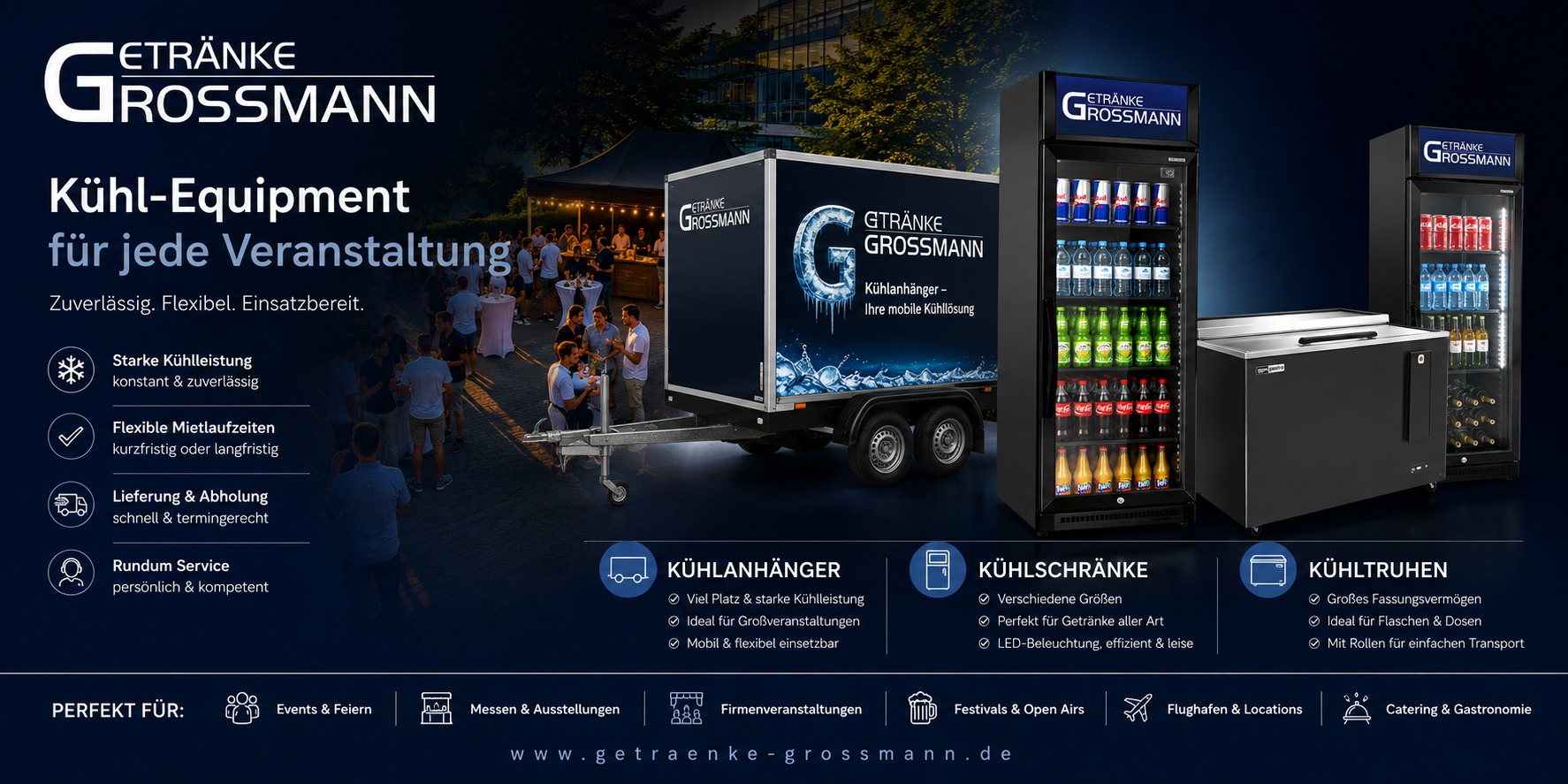 Getränke Lieferservice Messe Event Kühlung Frankfurt